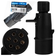 Trailer plug 7PIN 24V type  N 
