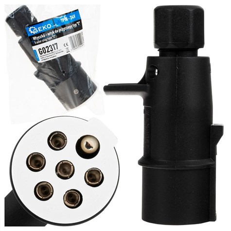 Trailer plug 7PIN 24V type  S 