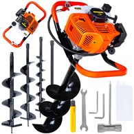 Świder spalinowy + wiertła(10cm,15cm,20cm) + adapter 50cm (1)