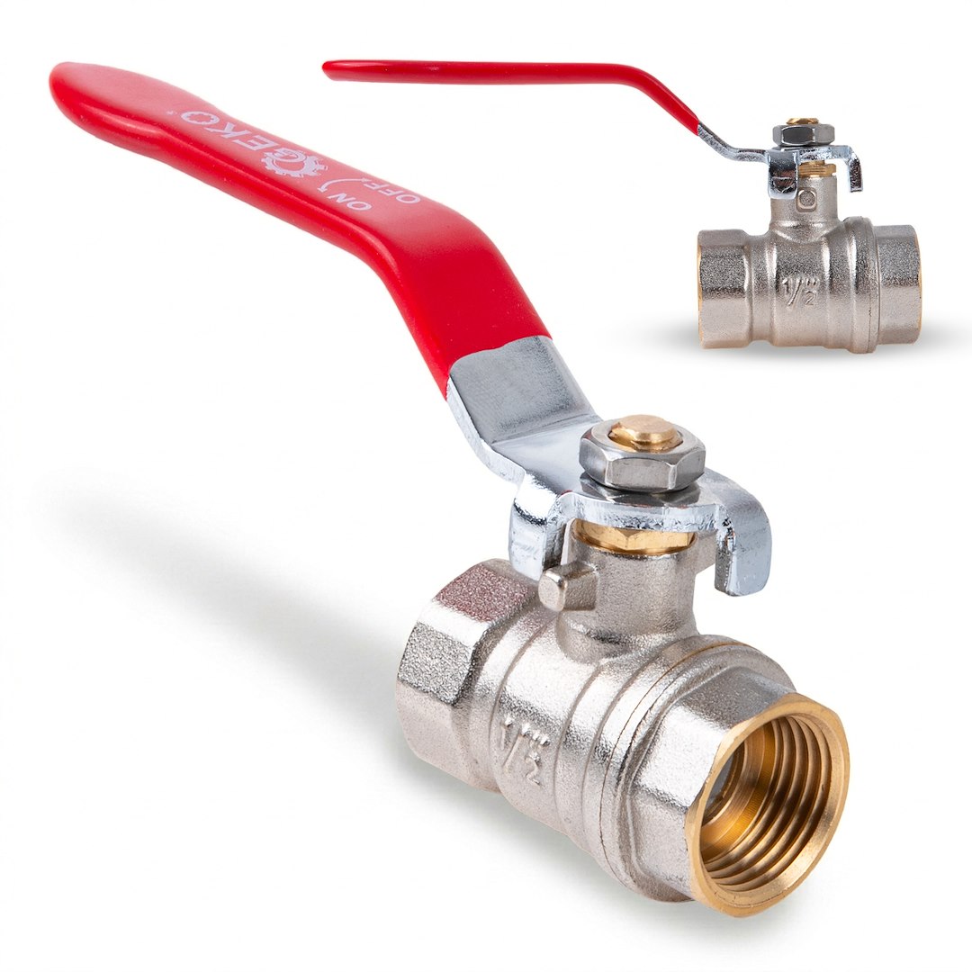 1/2" ball valve with choke /internal+internal thread