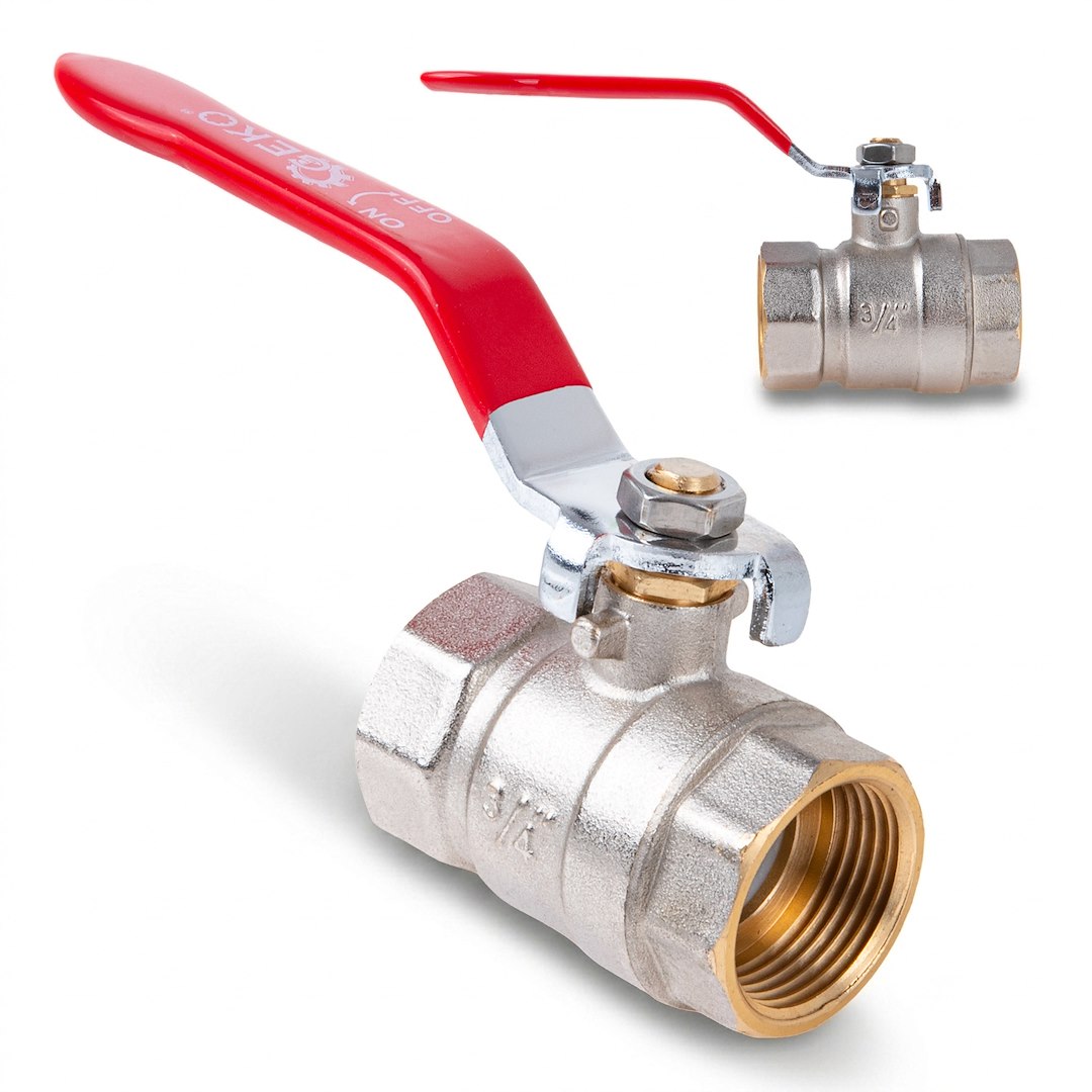 3/4" ball valve with choke /internal+internal thread