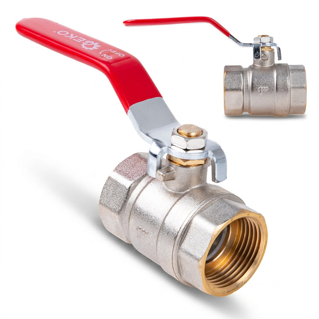1" ball valve with choke /internal+internal thread