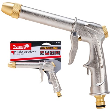 Pistolet ogrodowy regulowany długi BRASS-LINE (20)