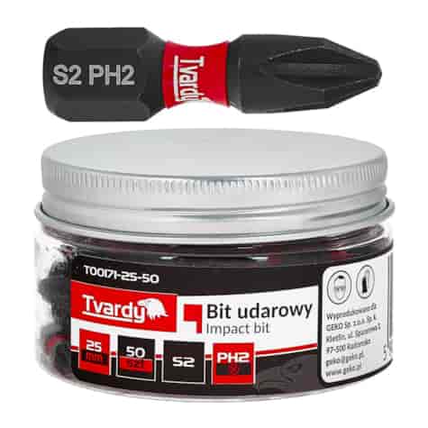 Impact bit PH2 25mm S2 - jar
