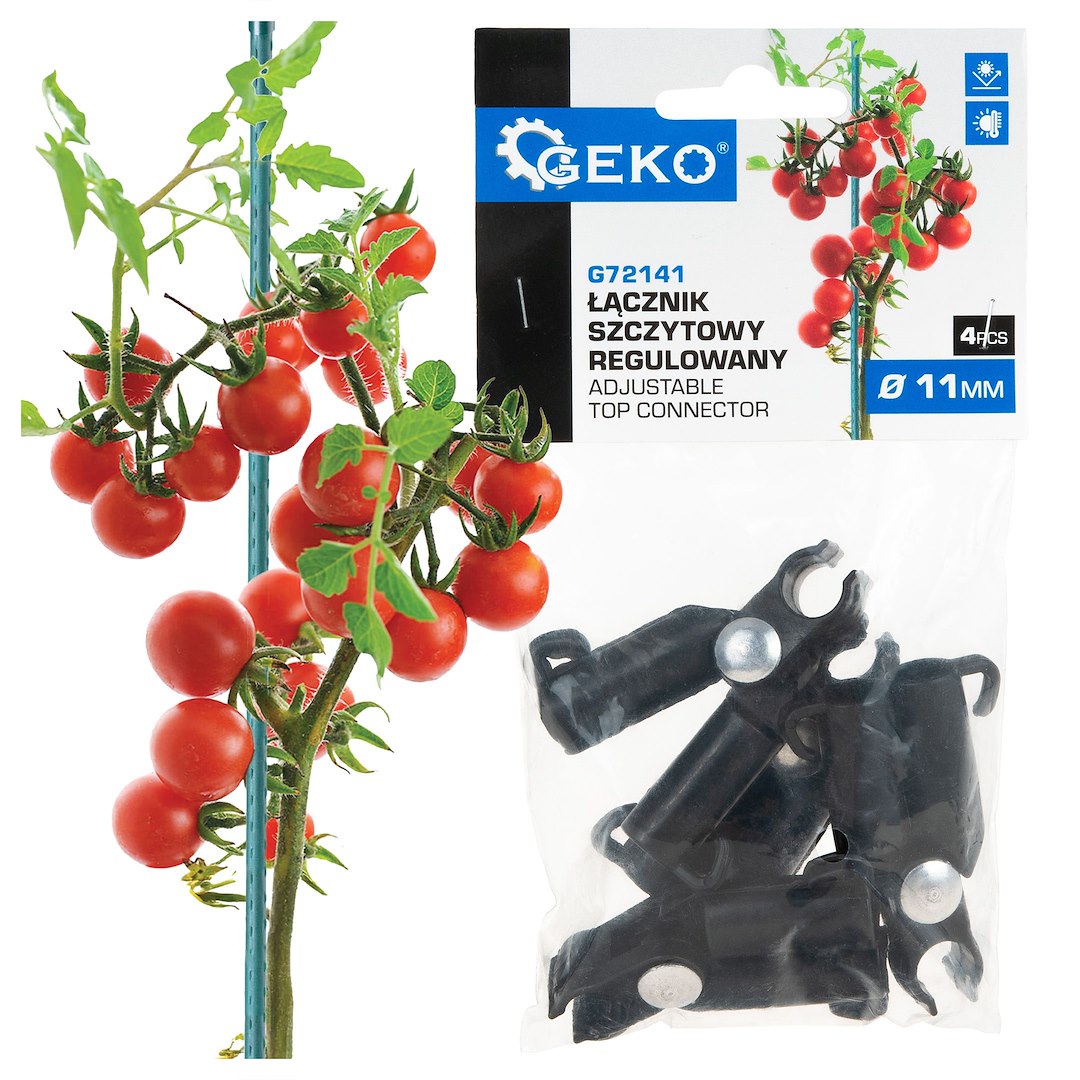 Adjustable Top Connector for 11mm Garden Stakes – 4pcs/pack