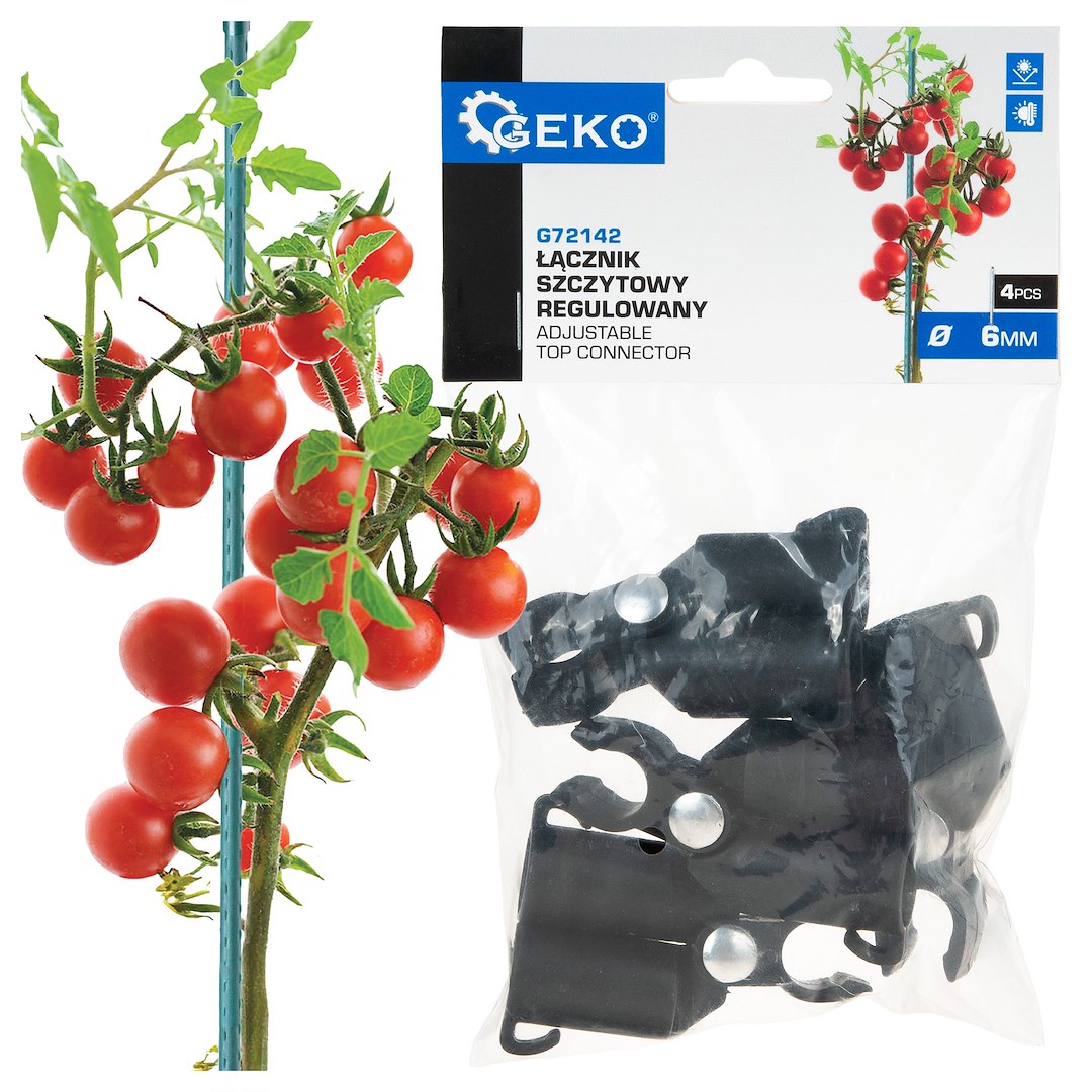 Adjustable Top Connector for 16mm Garden Stakes – 4pcs/pack