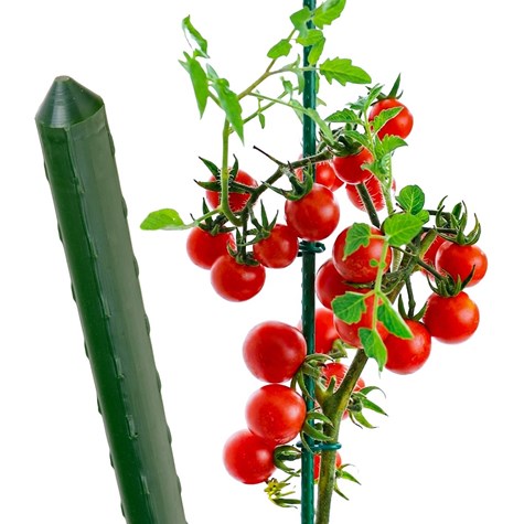 Stalowa tyczka ogrodowa powlekana PCV 16mm x210cm (100)