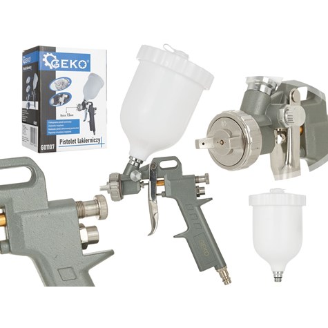 Spray gun HVLP 500ml GEKO with aluminium tank