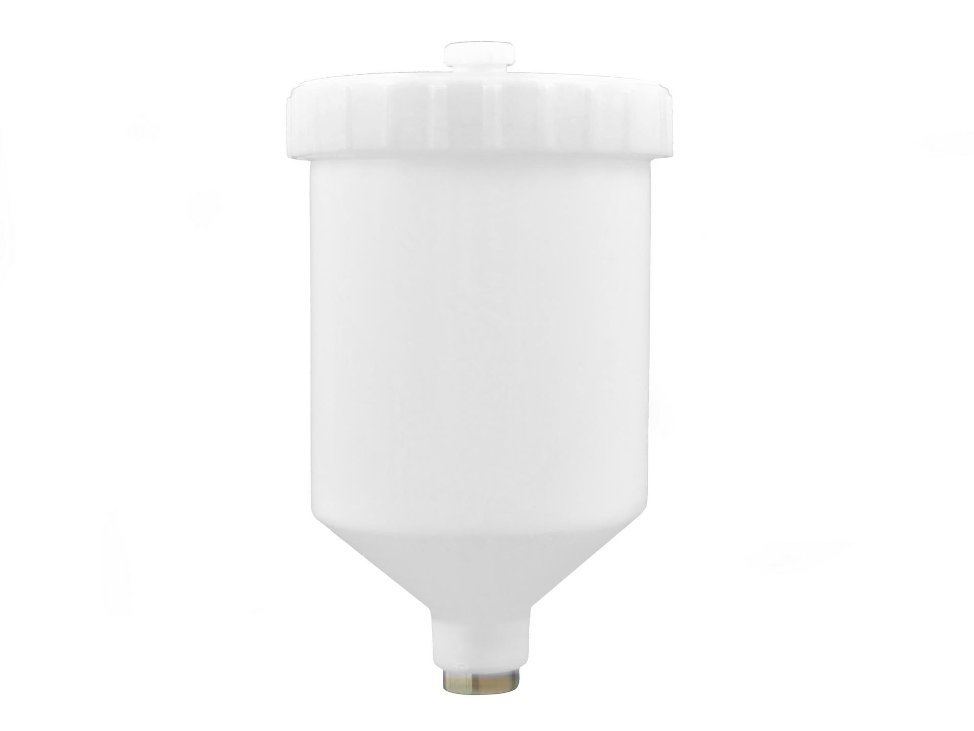 Plastic Cup for Air Spray Gun 600 ml Internal Thread