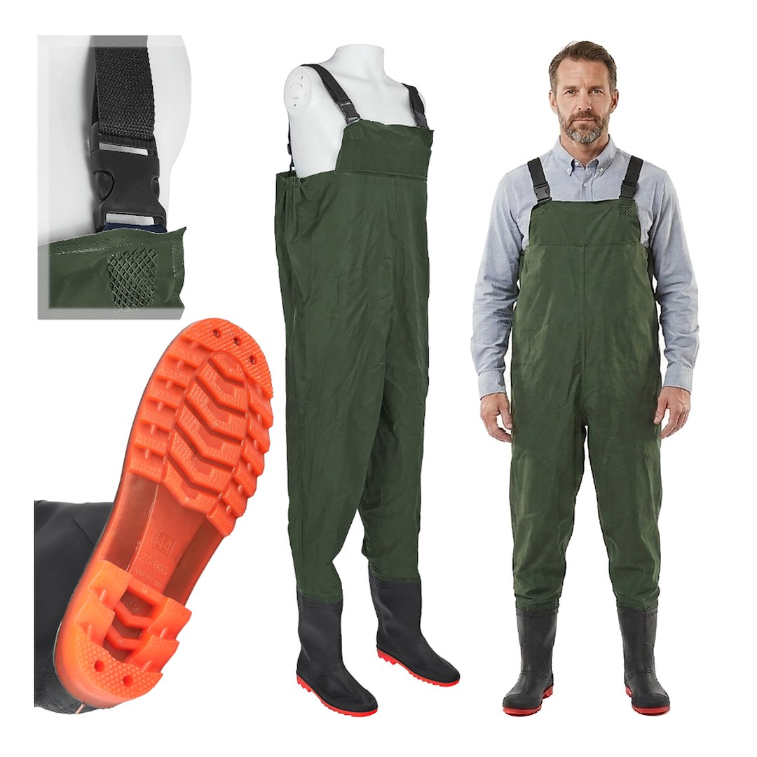 Fishing waders size 46