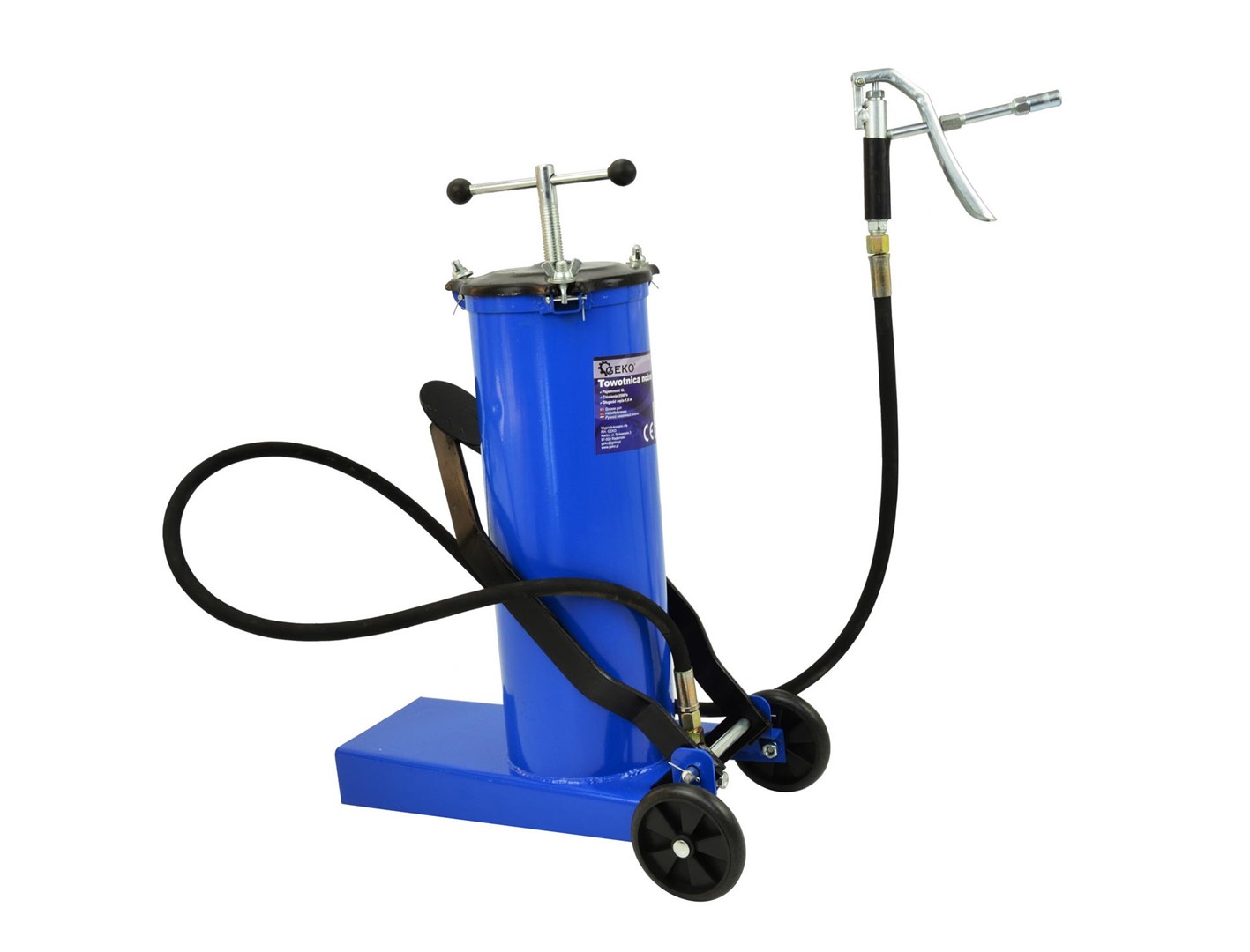 Foot Operated High Pressure Grease Pump 6L + 1,8m Hose