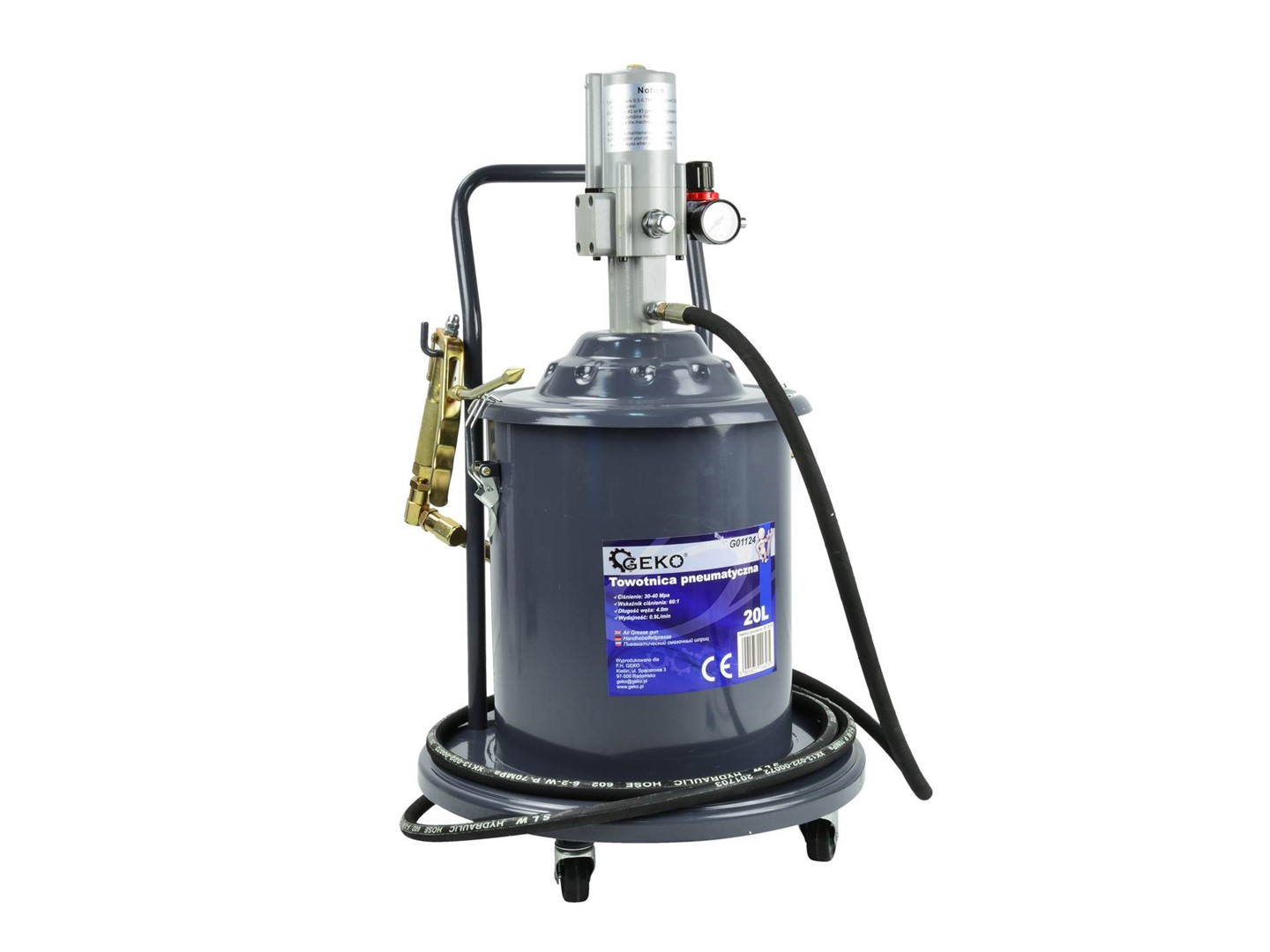 Pneumatic Portable Grease Pump 20L