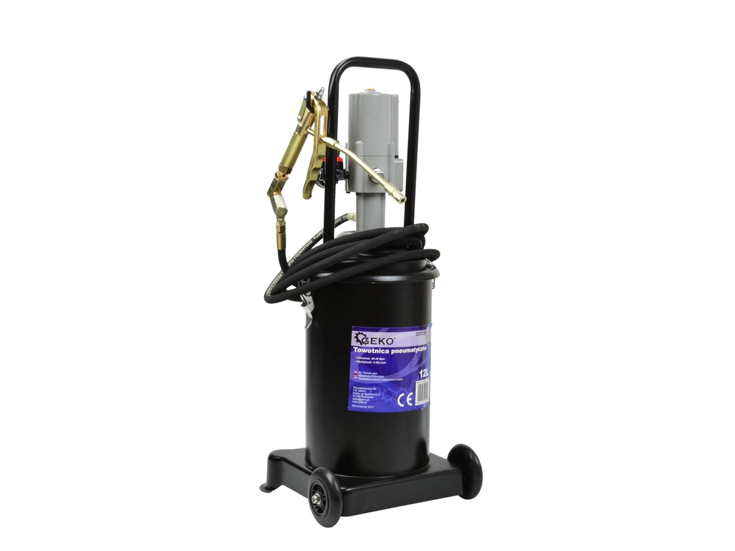 Pneumatic Portable Grease Pump 12L