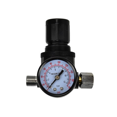 HVLP Spray Gun Air Regulator with Pressure Gauge and Diaphragm Control