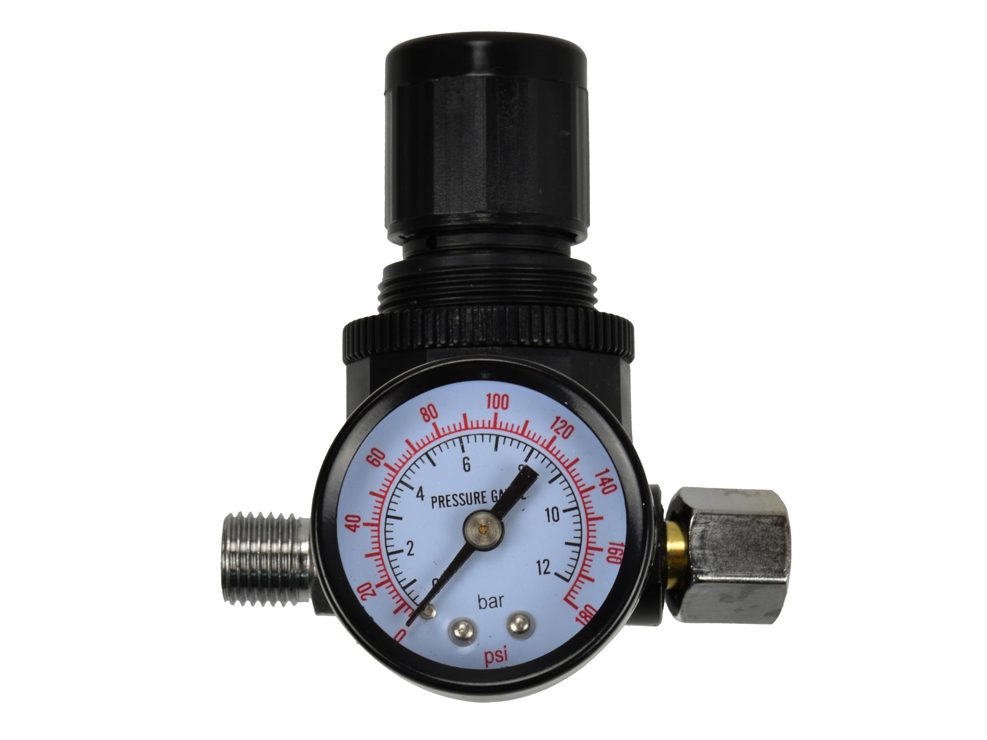 HVLP Spray Gun Air Regulator with Pressure Gauge and Diaphragm Control