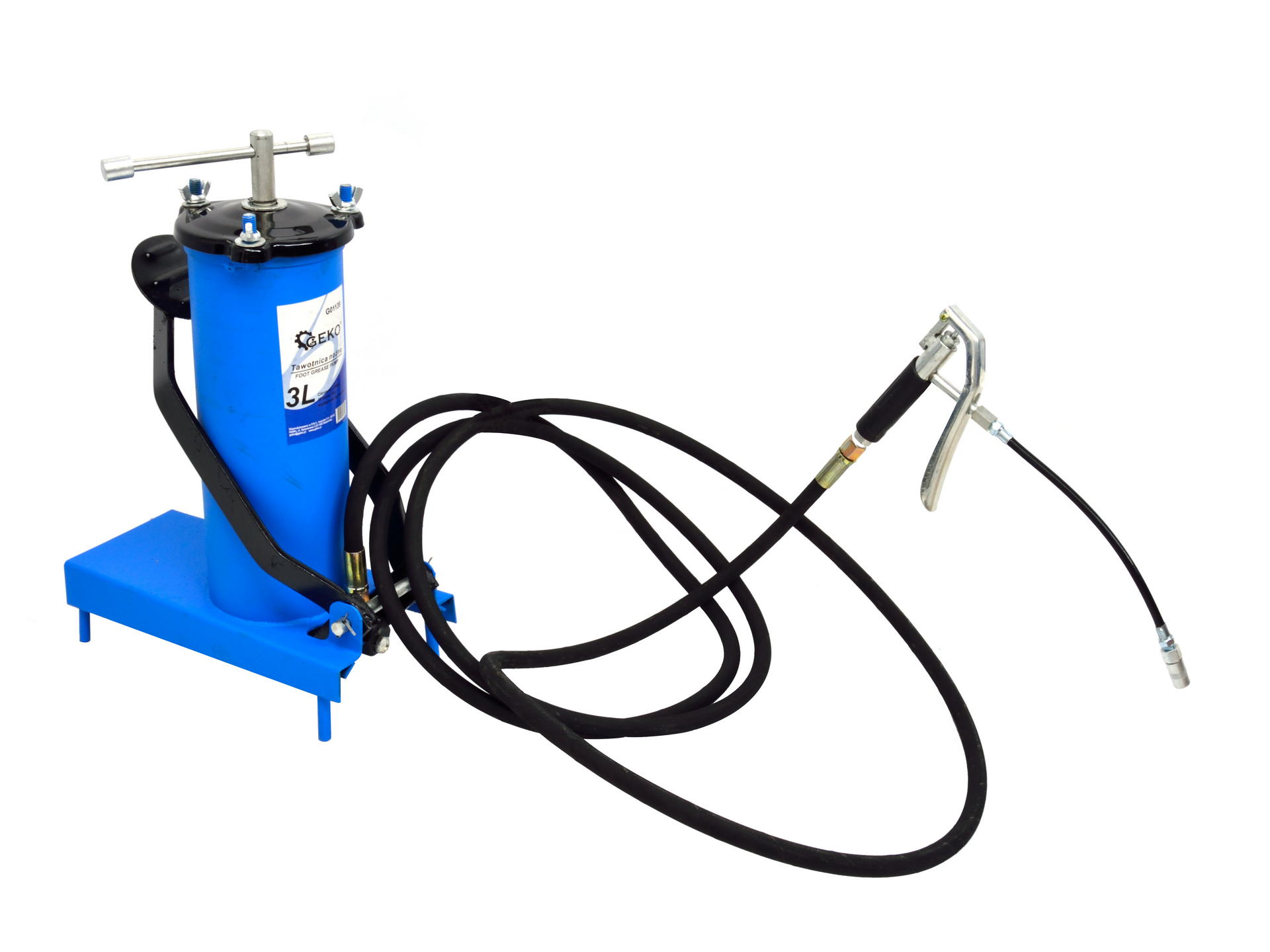 Foot Operated High Pressure Grease Pump 3L + 4m Hose