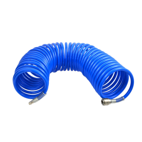 Air ring hose with EU quick connector PE 8x12mm 20m