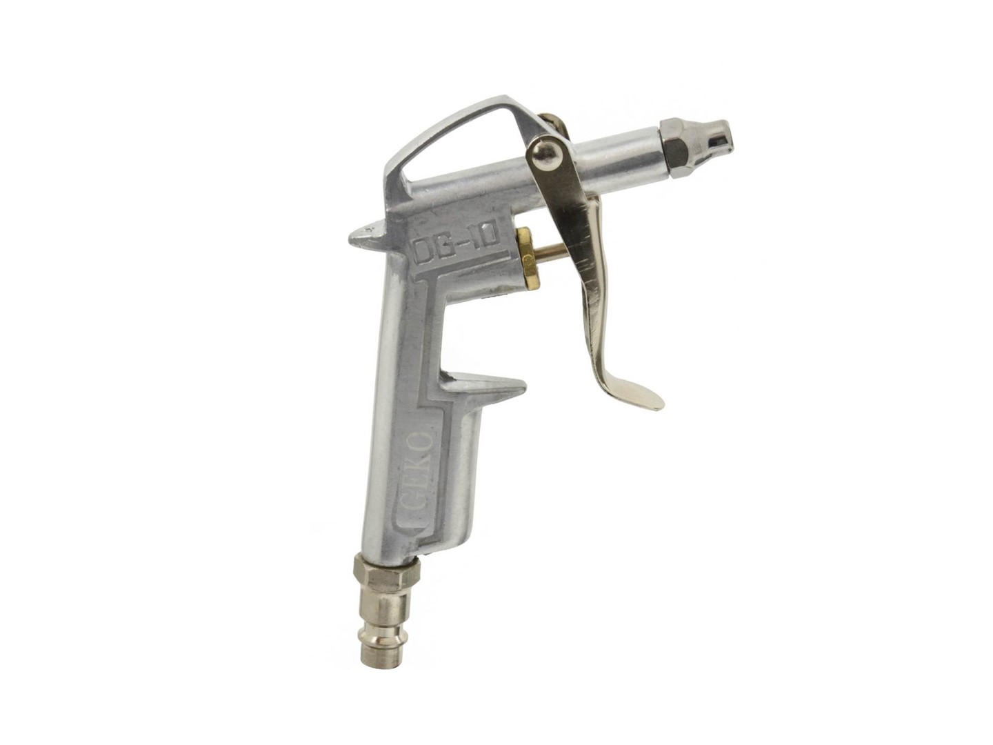 Air blow gun with a nozzle