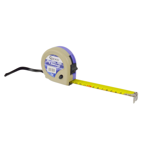 Measure Tape 7,5m x 25mm x 0,115mm colour GEKO