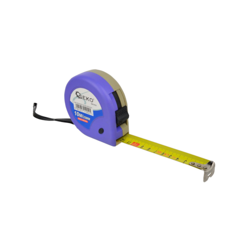 Measure Tape 10m x 25mm x 0,115mm colour GEKO