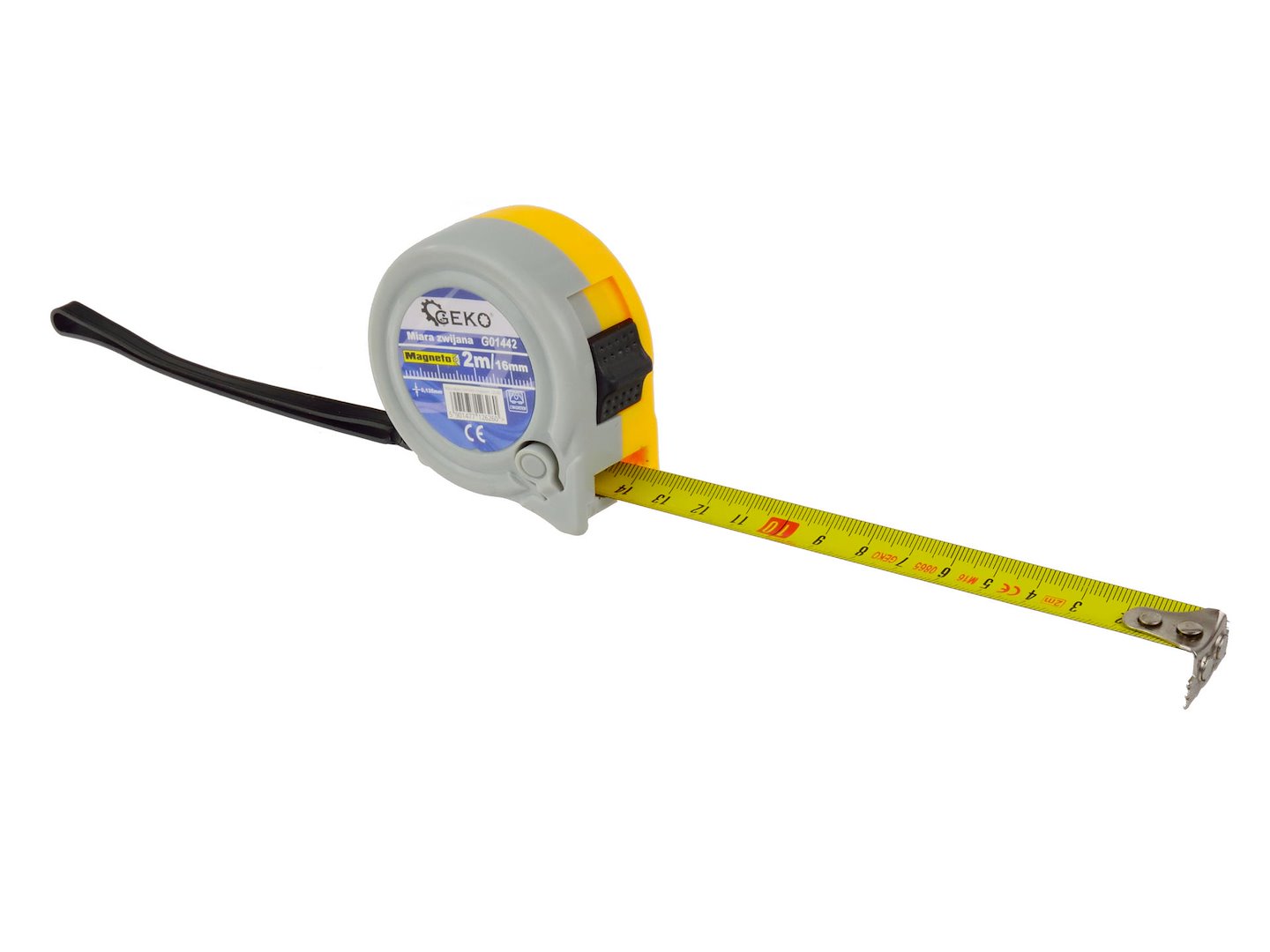 Rolovacia páska meria 2mx16mm s magnetom (12/120)