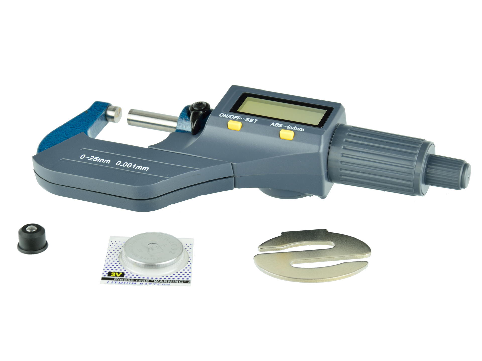 Electronic Outside Micrometer Range 0 to 1  Resolution 0,001mm