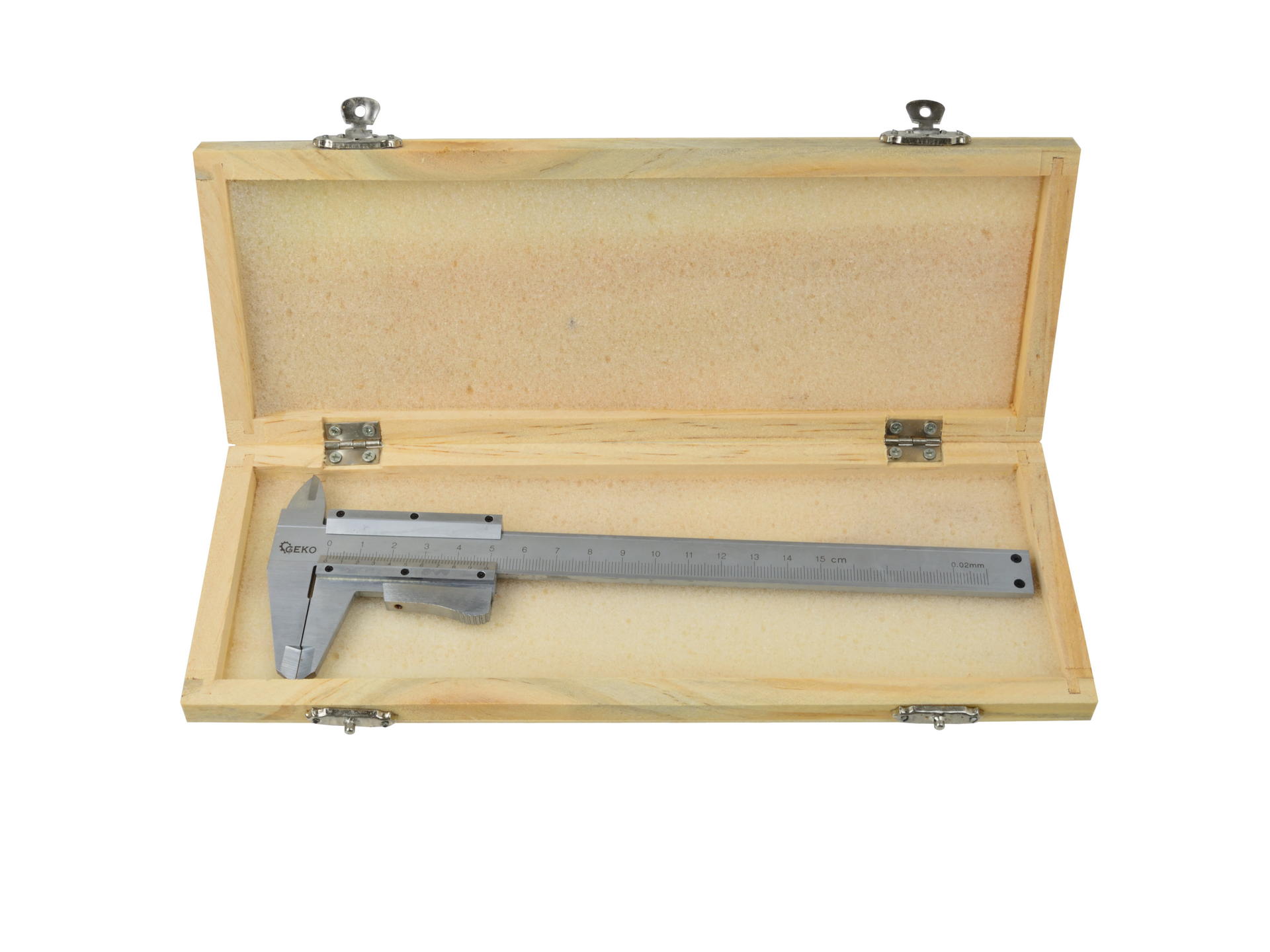 Vernier Caliper 150mm 0,02mm Auto-lock /wooden box/