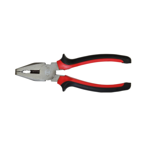 Combination Plier Polished 180mm/7  (red-black)