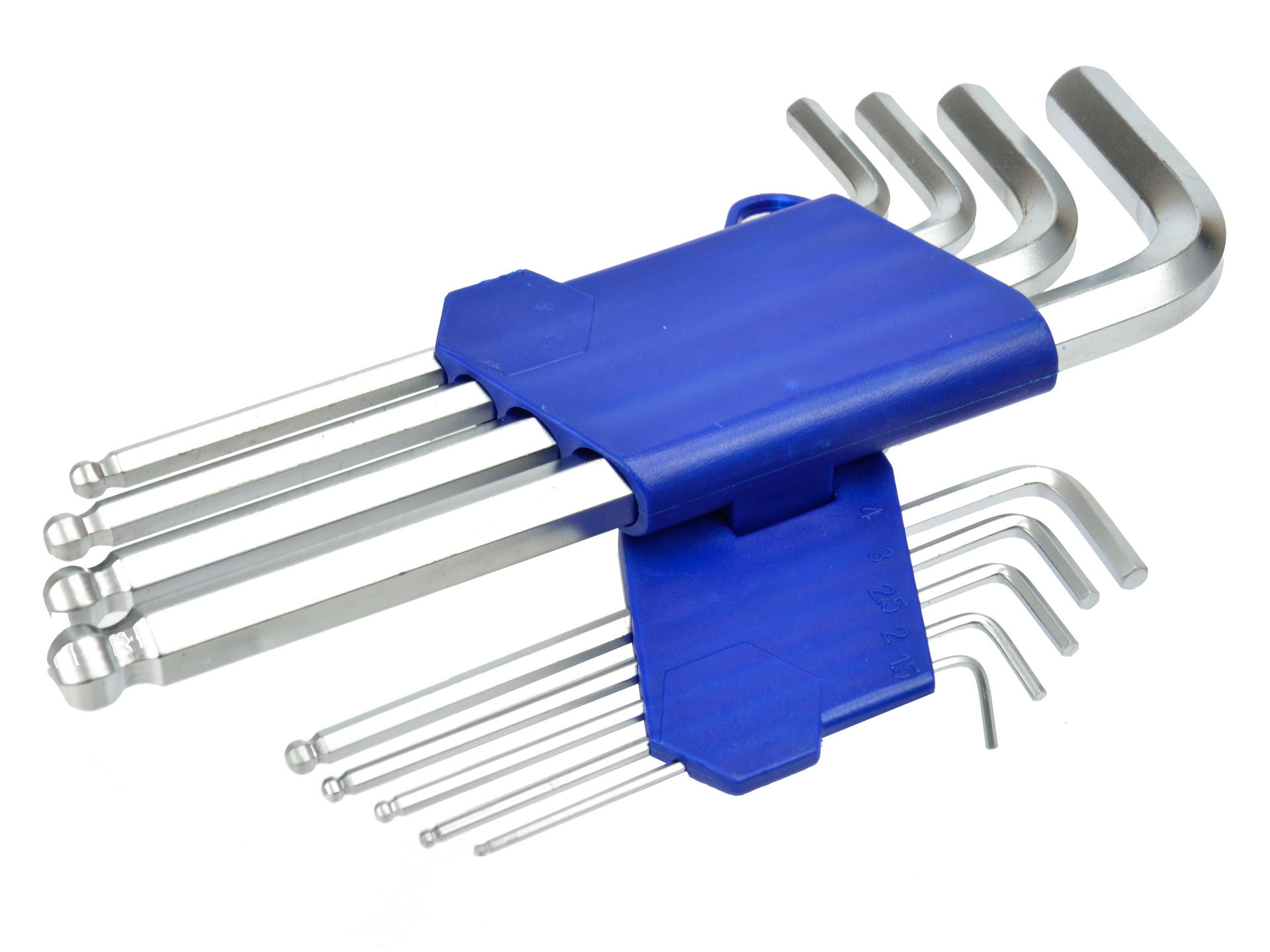 9pcs Ball Point Hex Key Set 1.5-10mm 190mm