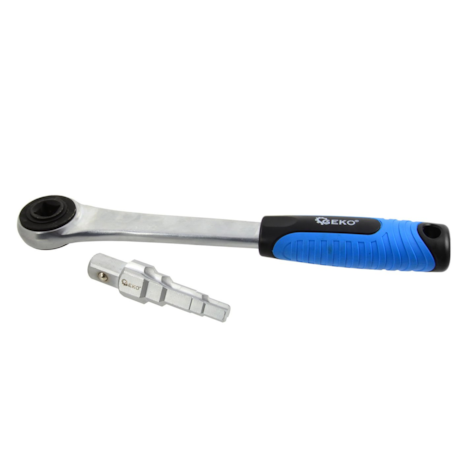 Combi 5-stepped Key 3/8  - 1  with Ratchet Handle 1/2 in. Drive