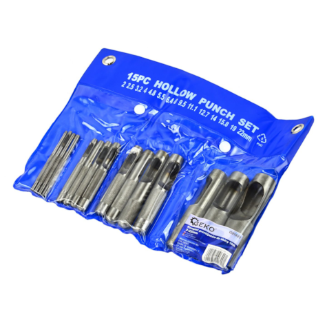 15pcs Hollow punch set 2-22mm