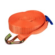 Tie-Down Strap J Hook and Plain 8m/5T/50mm