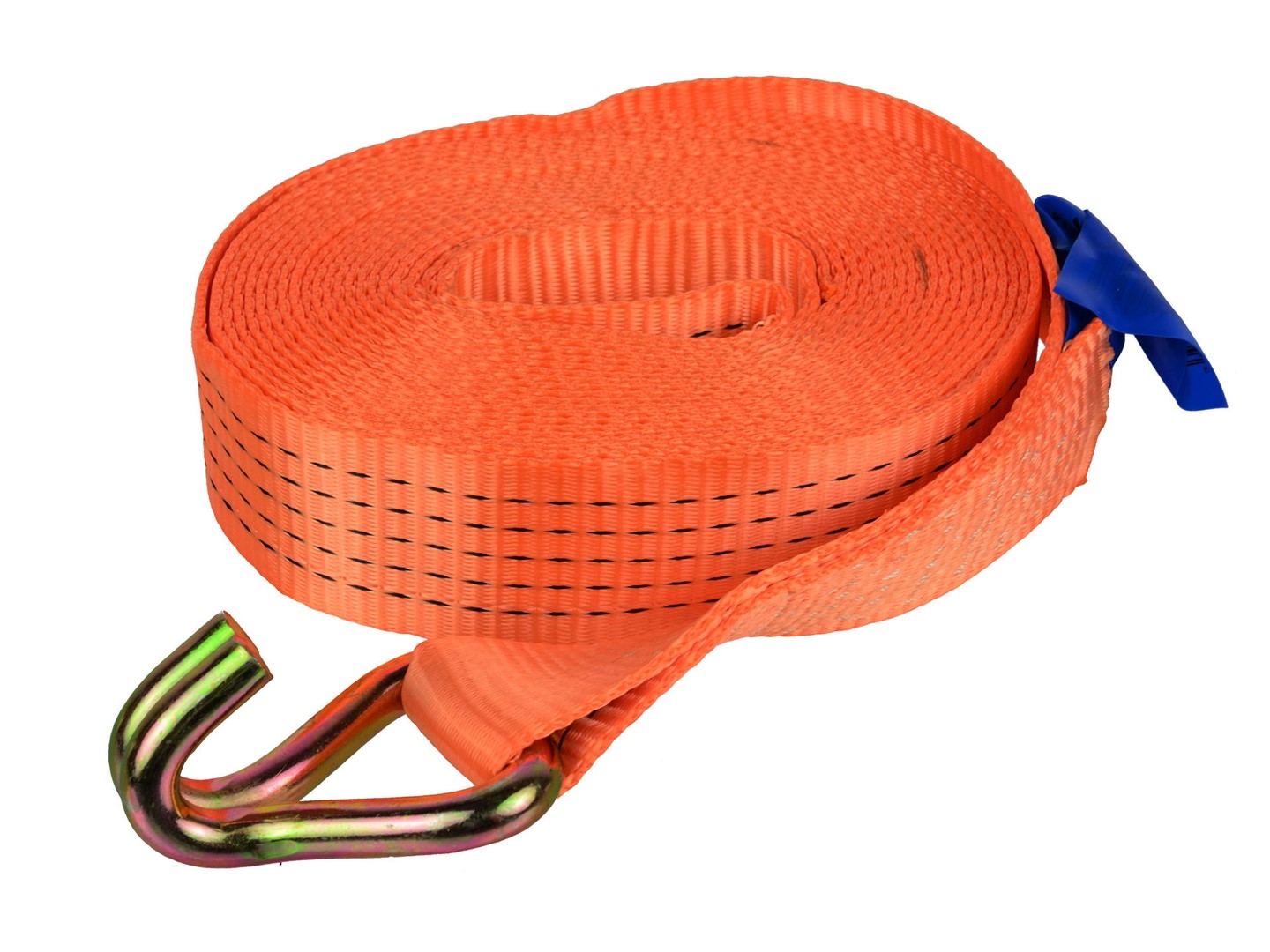 Tie-Down Strap J Hook and Plain 8m/5T/50mm