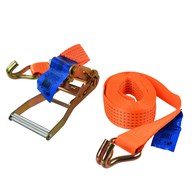 Ratchet Tie Down Strap with J Hooks 6m/5T/50mm