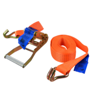 Ratchet Tie Down Strap with J Hooks 6m/5T/50mm