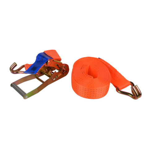 Ratchet Tie Down Strap with J Hooks 8m/5T/50mm
