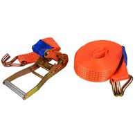 Ratchet Tie Down Strap with J Hooks 10m/5T/50mm