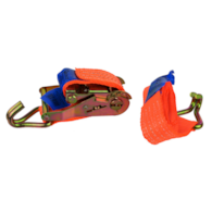 Ratchet Tie Down Strap with J Hooks 2m/2T/35mm