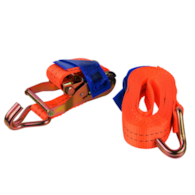 Ratchet Tie Down Strap with J Hooks 4m/2T/35mm