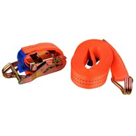 Ratchet Tie Down Strap with J Hooks 6m/2T/35mm