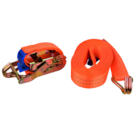 Ratchet Tie Down Strap with J Hooks 6m/2T/35mm