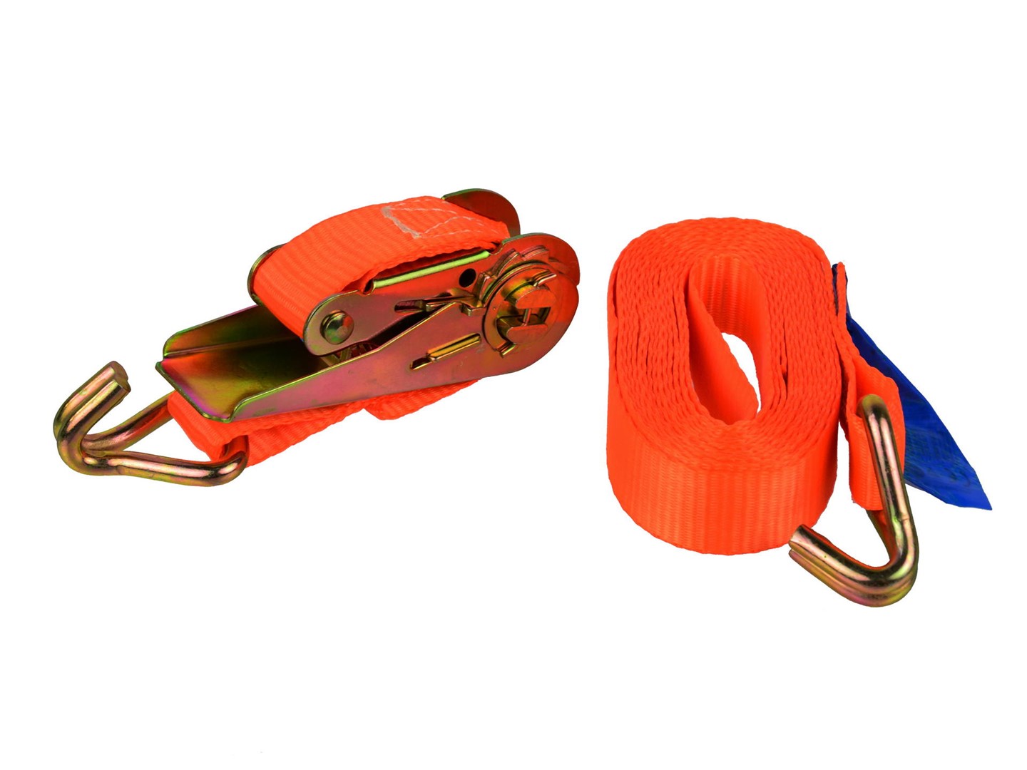 Ratchet Tie Down Strap with J Hooks 4m/1T/25mm