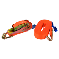 Ratchet Tie Down Strap with J Hooks 5m/1T/25mm
