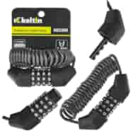Bicycle cable lock with 4-digit combination 1,5m