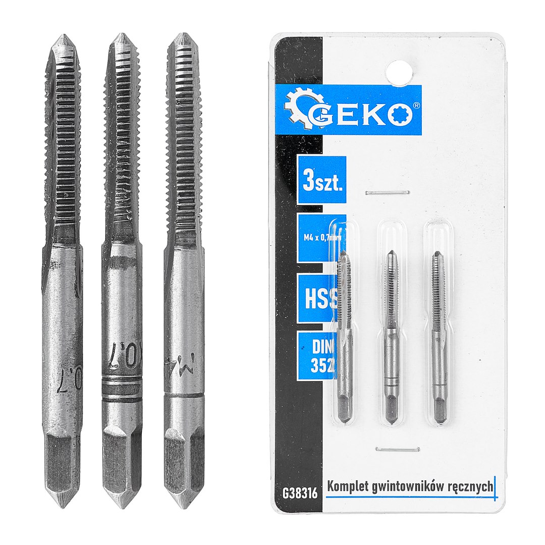 Taps (3pcs sets) M4x0,7mm