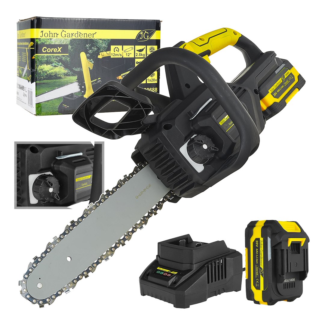 20V 12" cordless brushless chain saw 4.0Ah CoreX series