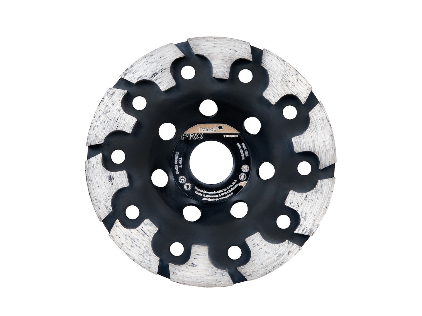 Tarcza diamentowa segmentowa typ-T 125x5x22.23mm PROFI (5/20) 2