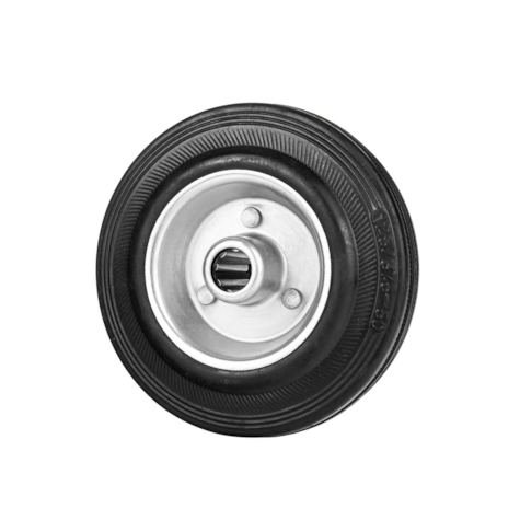 Steel-rubber wheel 125mm 100kg