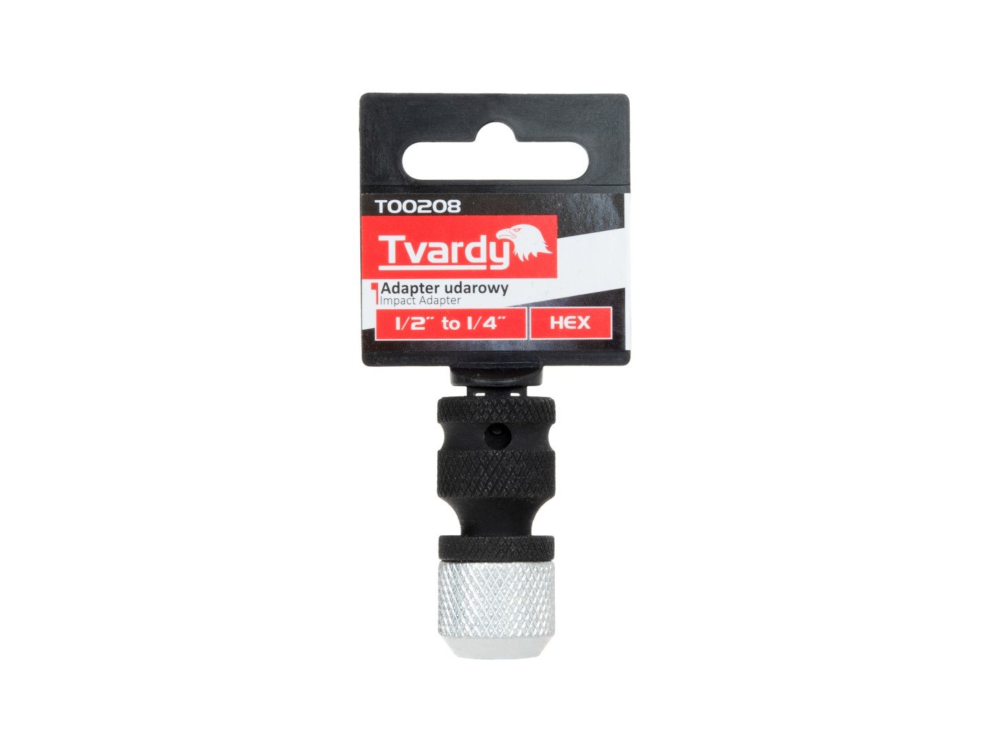 Adapter udarowy 1/2" na 1/4" HEX TVARDY (200) 5