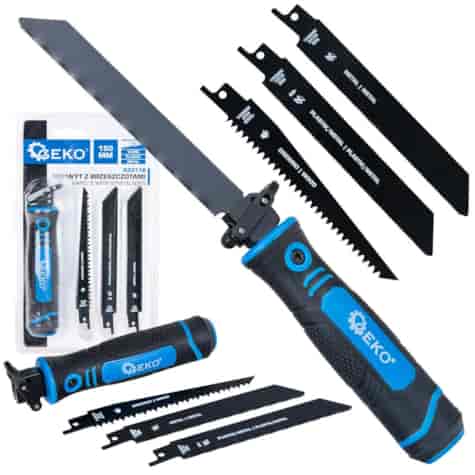 Saber Saw Blade Holder with 3×150 mm Blades